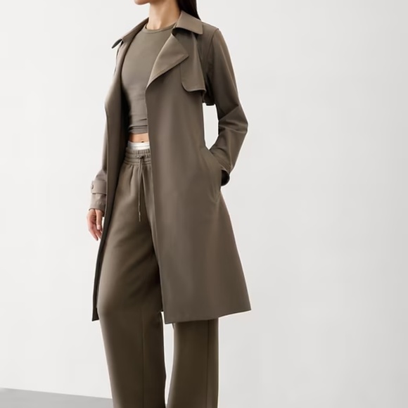 NWT Athleta Stellar Trench Coat // Medium. #842421 - Picture 1 of 5